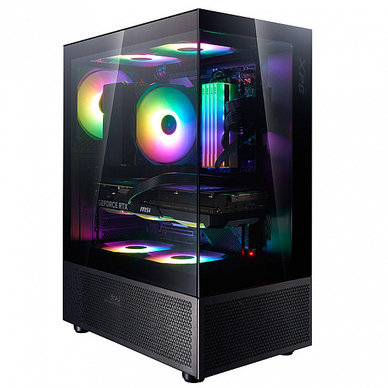 ADATA INVADER X MINI MidiTower ATX MicroATX MiniITX Color Black INVADERXMINIMT-BKCWW