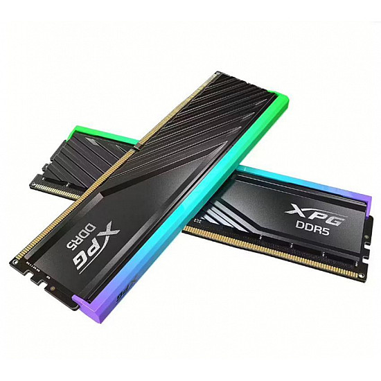 DIMM 32 GB DDR5-6000 (2x 16 GB) Dual-Kit, Arbeitsspeicher schwarz, AX5U6000C3616G-DTLABRBK, XPG Lancer Blade RGB, INTEL XMP, AMD EXPO