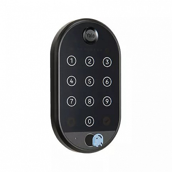 Yale 05/303000/BL Smart Keypad 2 - Zifferntastatur mit Fingerabdruckleser Schwarz