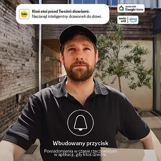 Yale 05/303000/BL Smart Keypad 2 - Zifferntastatur mit Fingerabdruckleser Schwarz