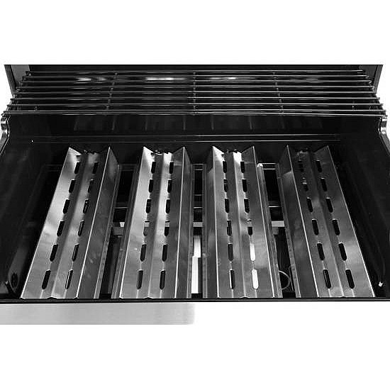 Yato YG-20013 outdoor barbecue/grill Cart Gas Black, Silver 17500 W