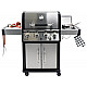 Yato YG-20013 outdoor barbecue/grill Cart Gas Black, Silver 17500 W