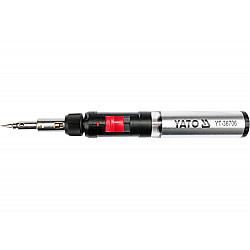 Yato YT-36706 soldering iron Gas soldering iron 1300 °C Black, Red, Stainless steel