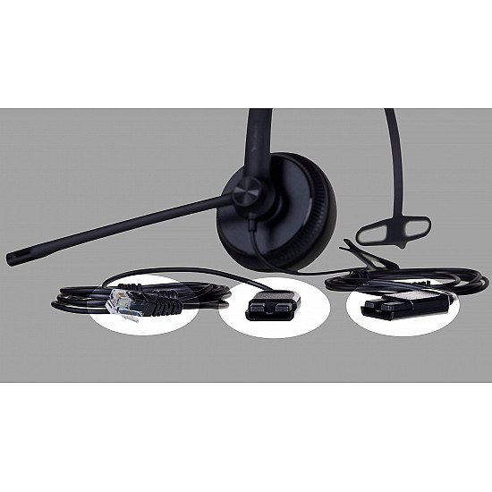 Yealink YHS34 Mono - Headset - On-Ear - kabelgebunden