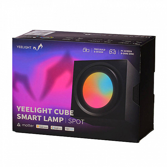Gaming light panel YEELIGHT SMART CUBE LIGHT SPOT base (YLFWD-0008) Black