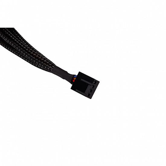 Alphacool Y-Splitter 4-Pin auf 3x 4-Pin PWM 30cm - schwarz