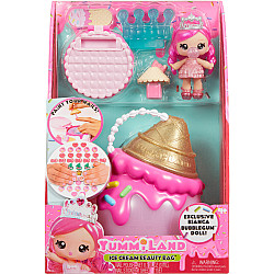 Yummiland Beauty Bag Playset + Lip Gloss Doll - Ice Cream Beauty Bag, Basteln