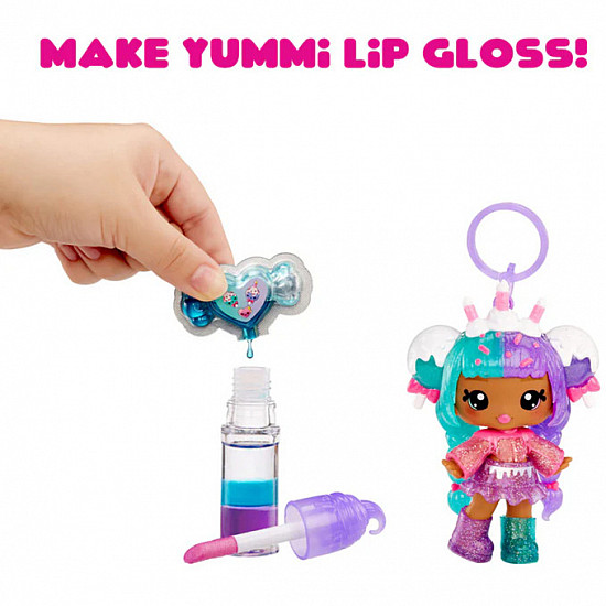 Yummiland Lip Gloss Doll: Mystery Color Change - Carly Cakepop, Puppe