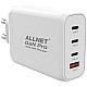 Z ALLNET Ersatznetzteil QC USB-C PD GaN Netzteil Power Supply130Watt 1x USB Typ-A QC 3x USB Typ-C**EU PLUG**