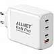 Z ALLNET Ersatznetzteil QC USB-C PD GaN Netzteil Power Supply200Watt 1x USB Typ-A QC 3x USB Typ-C**EU PLUG**