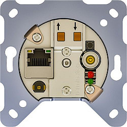 Z ALLNET Punkt-zu-Punkt Coax 8 Port Master Chassis/Verstärker EOC 100 zbh. EOC G.hn Unterputzdose/Durchgangsdose ALL-GHN108S-100-UP-Dose