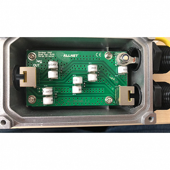 Z ALLNET TP Cat 6 Überspannungs-/Blitzschutz Surge Protector ALL95102O IP66 Outdoor