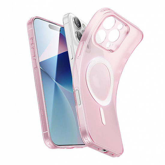 Zero Clear Case (HaloLock) ESR case for iPhone 16 Pro (pink)