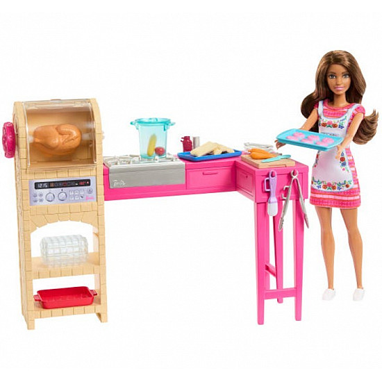 Zestaw lalka Barbie Kuchnia Teresy Przepis na przyjaźń