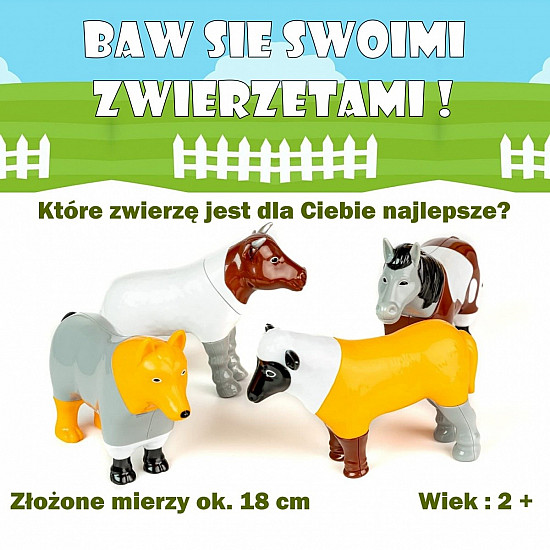 Zestaw Malblo Magnetic Zwierzęta z gospodarstwa