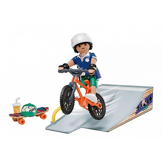 Zestaw z figurką My Life 71798 Skater z rampą