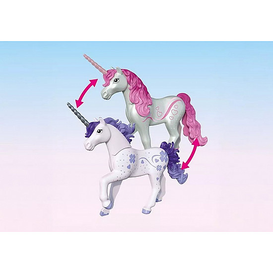 Zestaw z figurką Princess Magic 71843 Jednorożec do kolekcjonowania Lucky Lavender z wróżką
