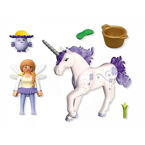 Zestaw z figurką Princess Magic 71843 Jednorożec do kolekcjonowania Lucky Lavender z wróżką