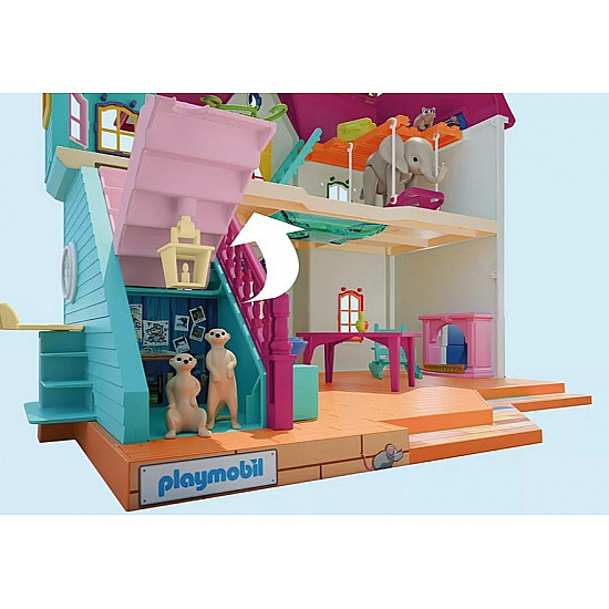 Zestaw z figurkami Animals & Friends 71852 Kolorowa willa dla zwierząt