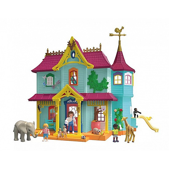 Zestaw z figurkami Animals & Friends 71852 Kolorowa willa dla zwierząt