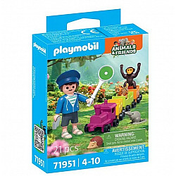 Zestaw z figurkami Animals & Friends 71951 Wycieczka lokomotywą
