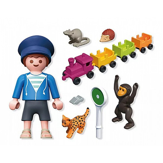 Zestaw z figurkami Animals & Friends 71951 Wycieczka lokomotywą