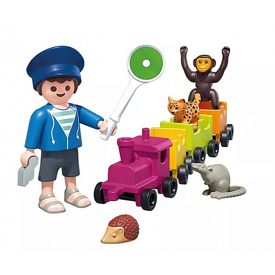 Zestaw z figurkami Animals & Friends 71951 Wycieczka lokomotywą