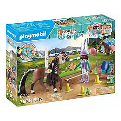 Zestaw z figurkami Horses 71355 Zoe i Blaze z przeszkodami
