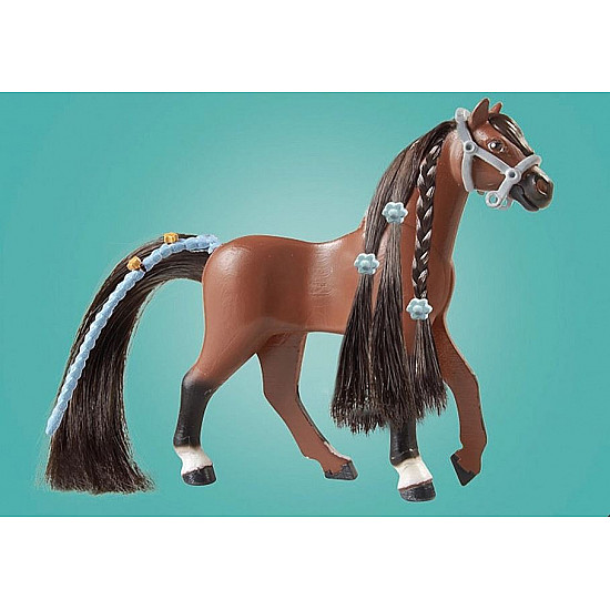 Zestaw z figurkami Horses 71355 Zoe i Blaze z przeszkodami