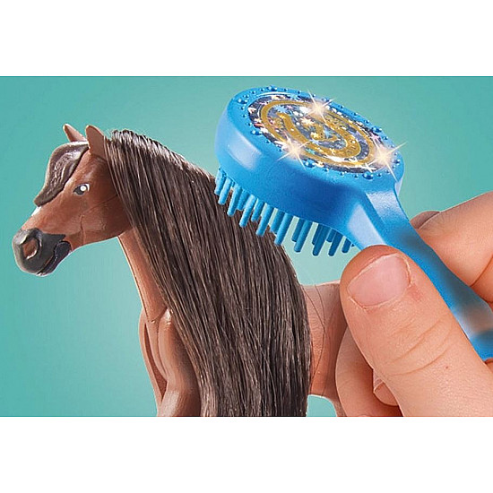 Zestaw z figurkami Horses 71355 Zoe i Blaze z przeszkodami