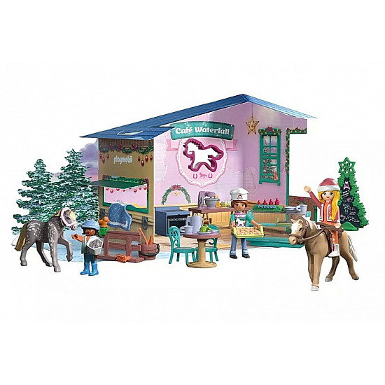Zestaw z figurkami Horses of Waterfall 71952 ĹwiÄteczne wypieki w kawiarni jeĹşdzieckiej