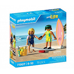 Zestaw z figurkami My Life 71907 Szkółka surfingowa