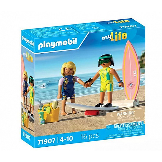 Zestaw z figurkami My Life 71907 Szkółka surfingowa