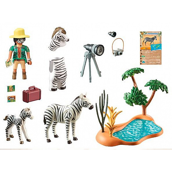 Zestaw z figurkami Wiltopia 71295 Wycieczka z fotografką zwierząt