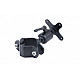 ZIRKONA 2IN TO 3IN POLE MOUNT WITH VESA 75MM MOUNTING PLATE
