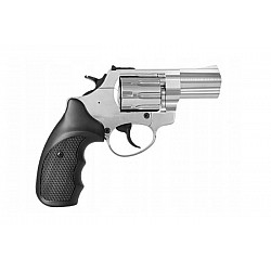 ZORAKI R1-K6L BAS alarm signal blank firing revolver, 2.5 barrel, .22 Long Blank caliber, chrome flash (R1256MNP-BAS)
