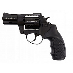 ZORAKI R1-K6L BAS alarm signal blank-firing revolver, 2.5 barrel, .22 Long Blank caliber, black (R1256BMP-BAS)