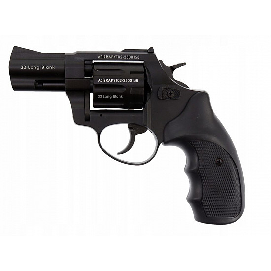 ZORAKI R1-K6L BAS alarm signal blank-firing revolver, 2.5 barrel, .22 Long Blank caliber, black (R1256BMP-BAS)