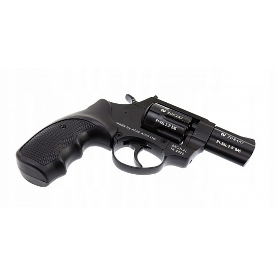 ZORAKI R1-K6L BAS alarm signal blank-firing revolver, 2.5 barrel, .22 Long Blank caliber, black (R1256BMP-BAS)