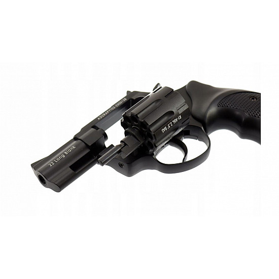 ZORAKI R1-K6L BAS alarm signal blank-firing revolver, 2.5 barrel, .22 Long Blank caliber, black (R1256BMP-BAS)