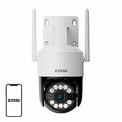 ZOSI C296 WiFi 8MP dual Pan Tilt IP66 outdoor camera + 32GB microSD card