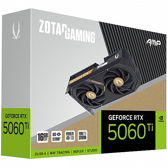 GeForce RTX 5060 Ti AMP 16GB, Grafikkarte DLSS 4, 3x DisplayPort, 1x HDMI 2.1
