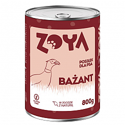 ZOYA Pheasant - wet dog food - 800g