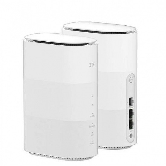 ZTE G5B Gigabit Ethernet Dual-Band (2.4 GHz 5 GHz) Wi-Fi 6 Wireless Router in White (ZTE G5B)