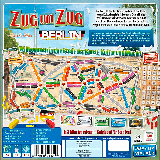 Zug um Zug: Berlin, Brettspiel