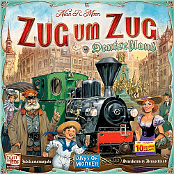 Zug um Zug: Deutschland, Brettspiel Neuauflage 2023, inkl. Erweiterung Deutschland 1902