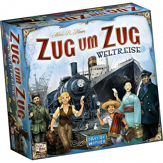 Zug um Zug Weltreise, Brettspiel