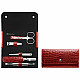Zwilling Classic Inox Travel Set – Red Leather Case, 5 Pieces - Red