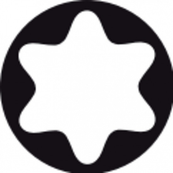 Zyklop Bitnuss-Satz 8767 B TORX HF 1, 3/8, 6-teilig, Steckschlüssel mit Haltefunktion