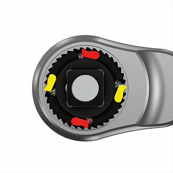 Zyklop Metal-Knarre 8003 C mit Durchsteckvierkant, 1/2